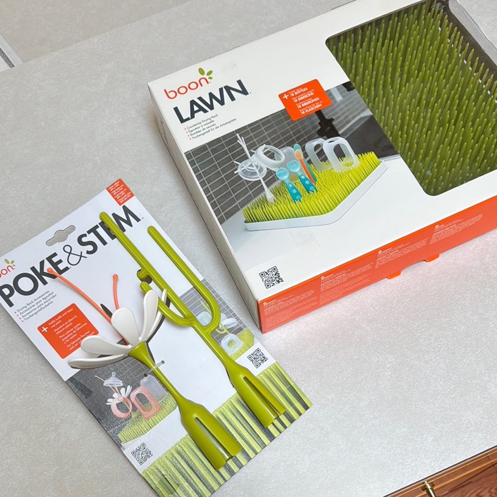 Boon Lawn Countertop Drying Rack - Green